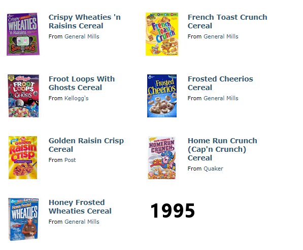 french toast crunch - Esmo Whlatie Crispy Wheaties 'n Raisins Cereal From General Mills French Toast Crunch Cereal From General Mills 'n Rolins Sms Fropie Froot Loops With Ghosts Cereal From Kellogg's Frosted Cheerios Frosted Cheerios Cereal From General 