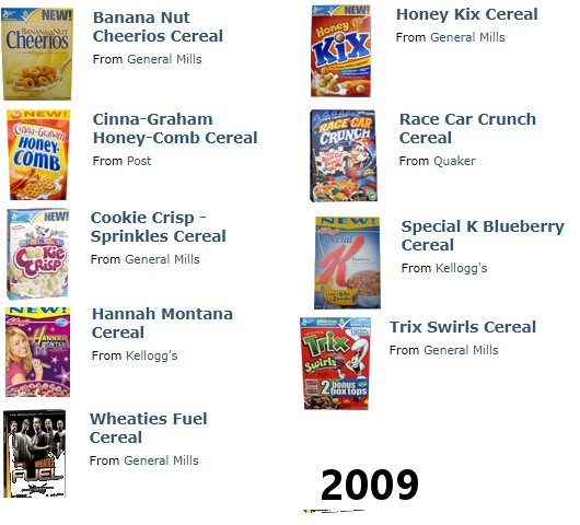 hannah montana - New! Ev New! Cheerios Honey Banana Nut Cheerios Cereal From General Mills Honey Kix Cereal From General Mills CinnaGraham HoneyComb Cereal From Post Cd Honey comB Crunc Race Car Crunch Cereal From Quaker Cookie Crisp Sprinkles Cereal From