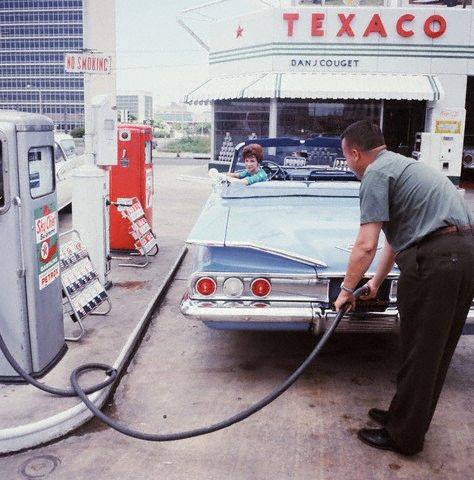 You had to wait in long lines for gas during the shortage and a lot of cars had keys to unlock their tanks (and some were hidden behind license plates