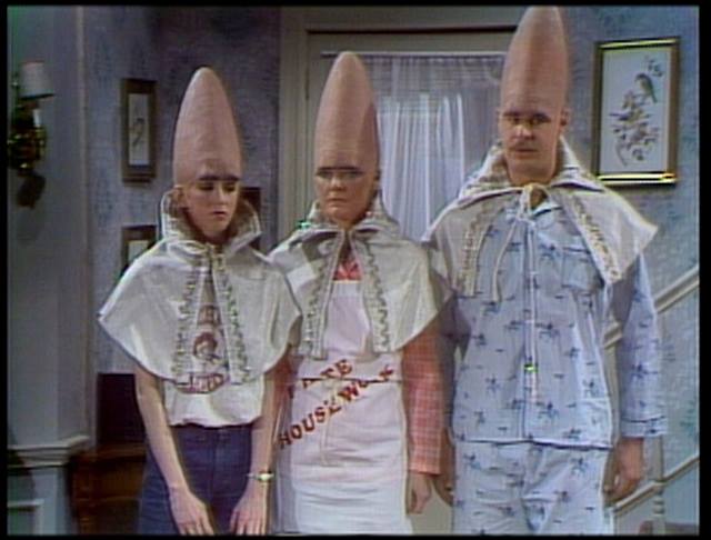 You dressed like this for at least one halloween and called people cone heads