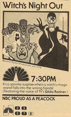 vintage halloween bat kitschy - Witch's Night Out Cleach Ronin Productions Eid 1978 Pm It's a spooky surprise when a witch's magic wand falls into the wrong hands! Featuring the voice of T's Gilda Radner. Nbc Proud As A Peacock 5 7 8