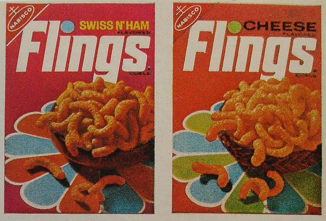 1960s snack foods - Nabisco Nabisco Sniss Nham Cheese Flings Flings