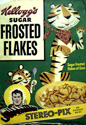 vintage cereal boxes - Sugar Kellogg's Frosted Flakes Sugar Frosted Flakes of Car StereoPix