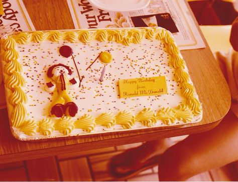 mcdonalds birthday party cake