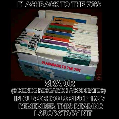 sra reading box - Flashback To The 70'S Flashback To The 70's Sra Or Science Research Associates In Our Schools Since 1957 Remember This Reading Laboratory Kit