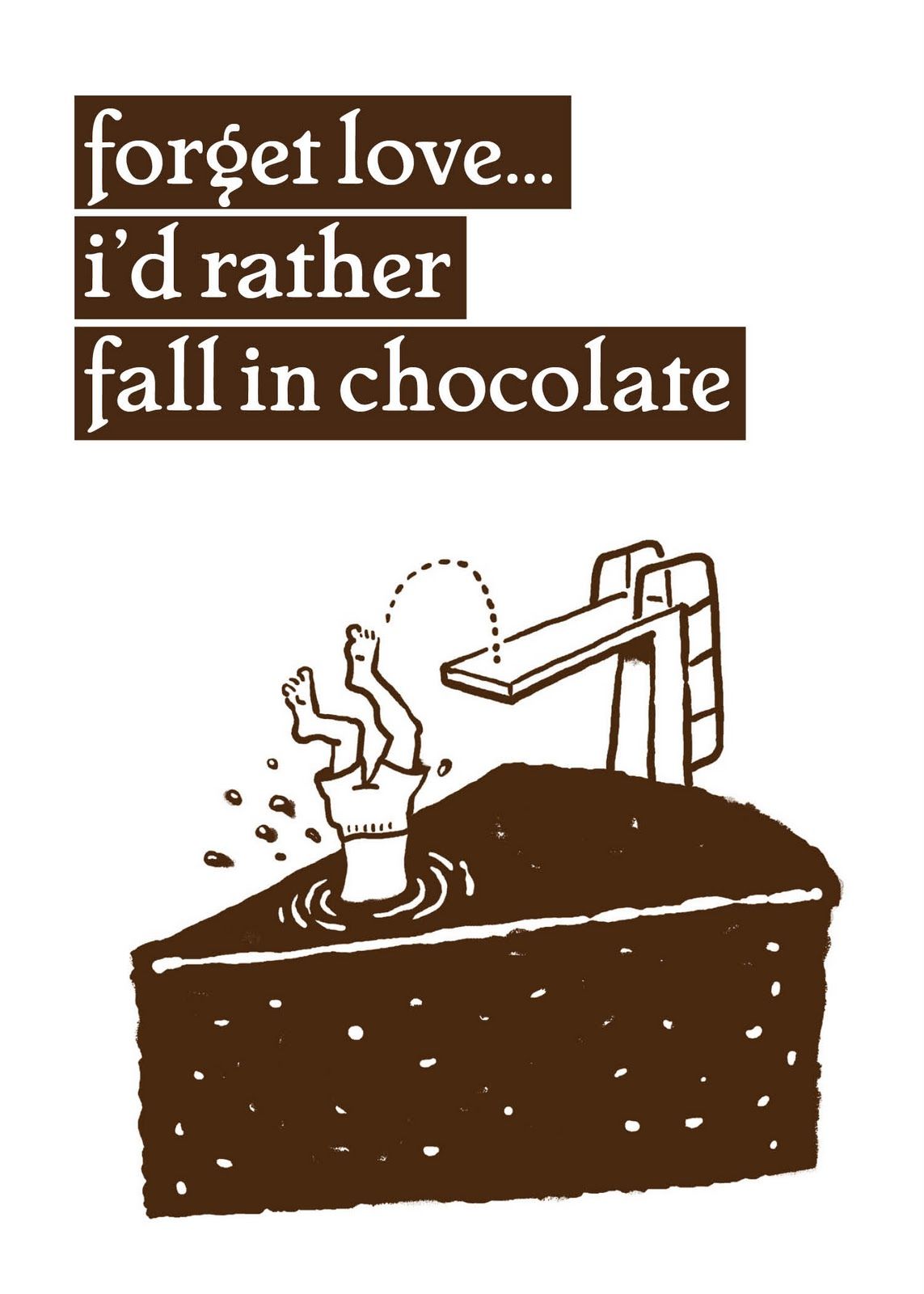 devon school of english - forget love... i'd rather fall in chocolate