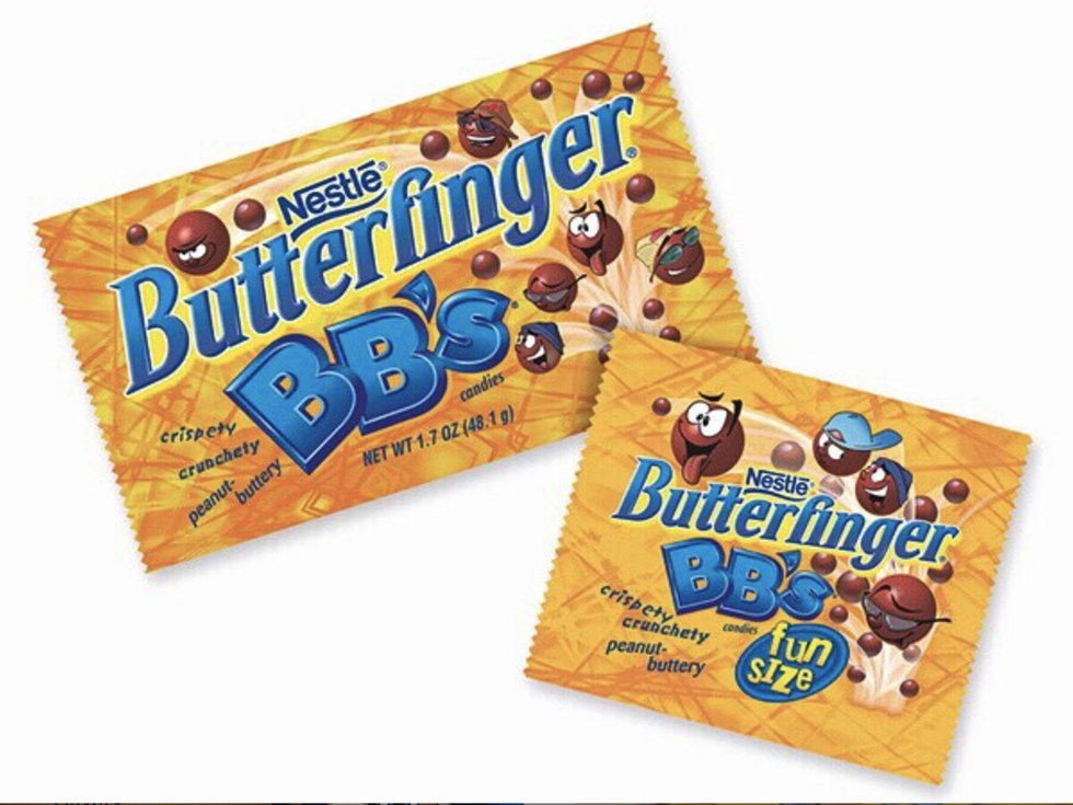 butterfinger candy bar - Nestl Butterfinger candies Bb Net Wt 1.7 Oz 48.16 butter Bm Butterfinger Nestle crisch crunchety peanut buttery Tun Size