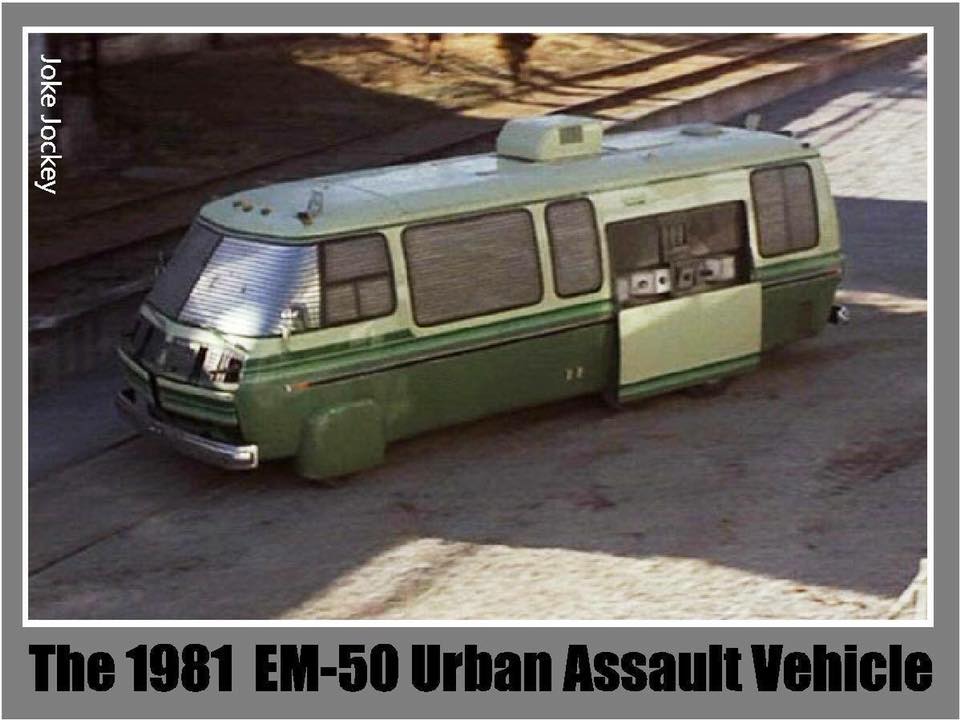 em 50 urban assault vehicle - Joke Jockey The 1981 Em50 Urban Assault Vehicle