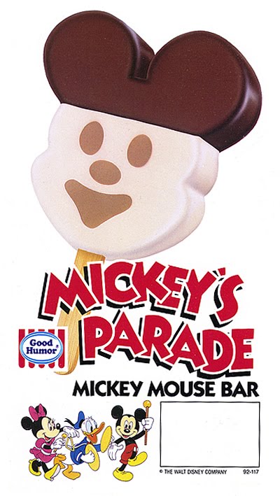 mickey mouse ice cream bars - Micksys Good Humor Mickey Mouse Bar The Walt Dsney Company 92117