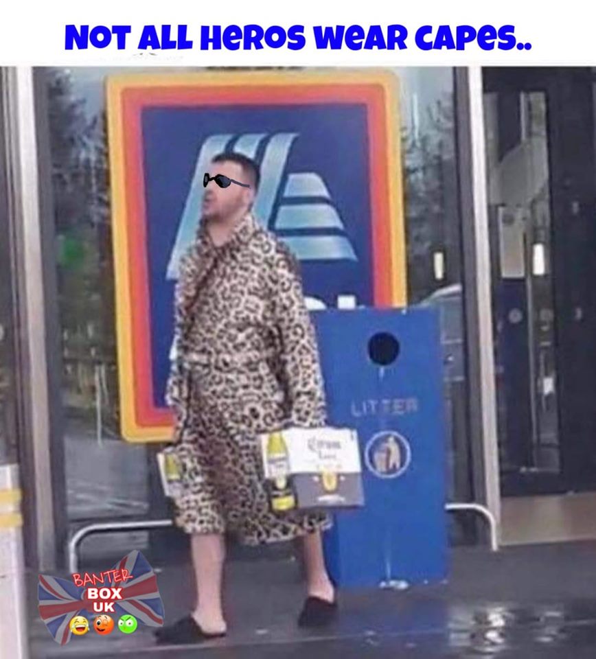 fucking bloke - Not All Heros Wear Capes.. Litter Banter Box Uk