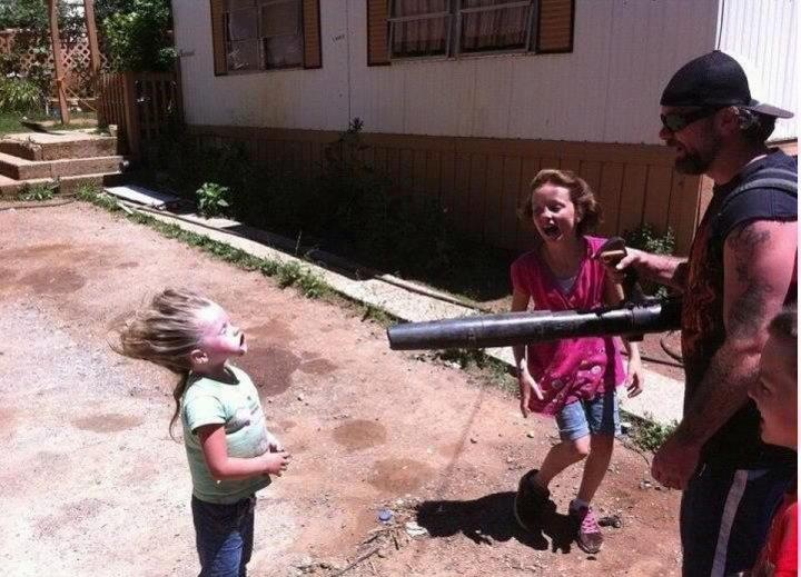 leaf blower funny