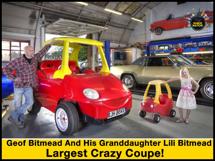 city car - Suhb Geof Bitmead And His Granddaughter Lili Bitmead Largest Crazy Coupe!