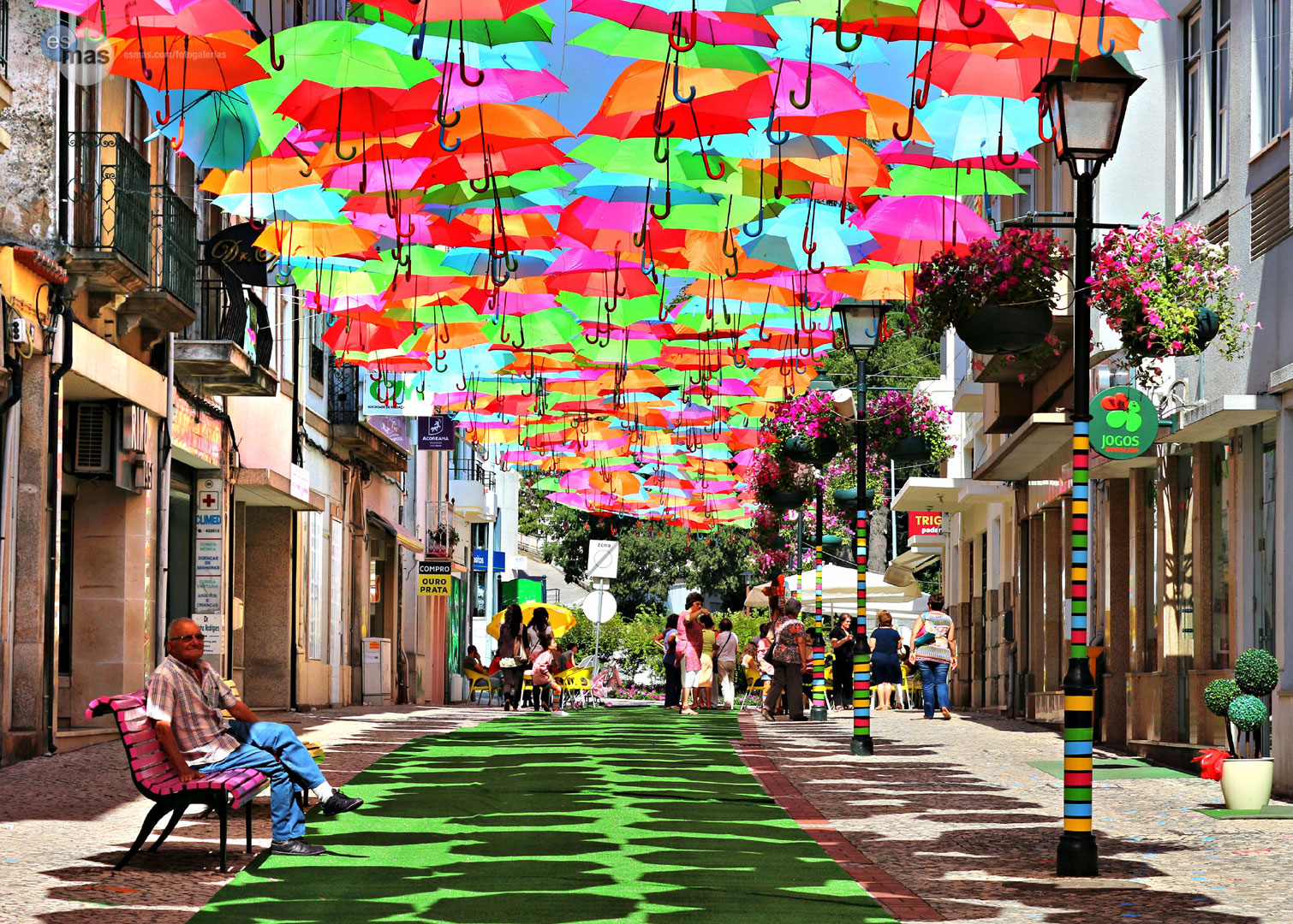 decorated street