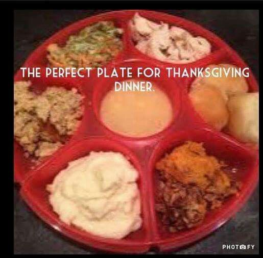perfect plate for thanksgiving dinner - The Perfect Plate For Thanksgiving Dinner Photo Fy
