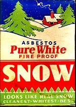 asbestos snow - K Asbestos Pure White Fire Proof Snow Aaaaaaaaaaa Looks Real Snow CleanestWmitest Best
