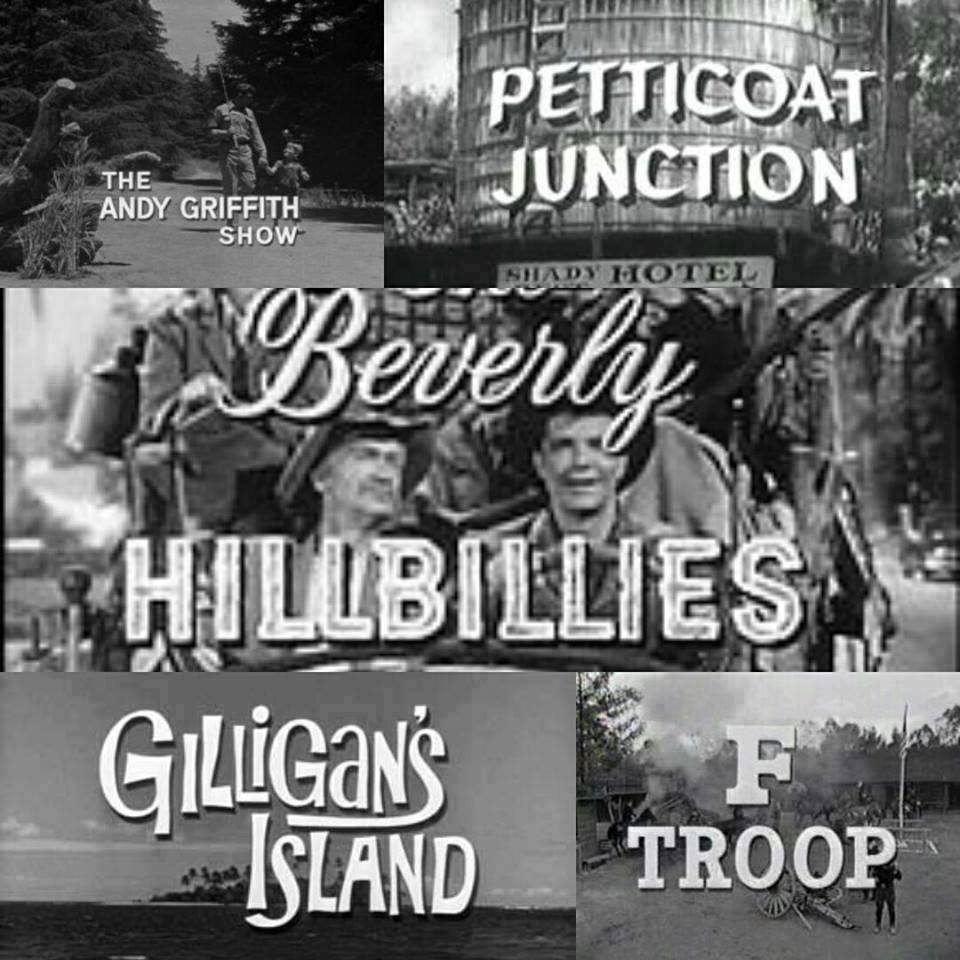 monochrome photography - Petticoat Junction The Andy Griffith Show Shady Ho Beverly Hillbillies De Giligans F Troop w