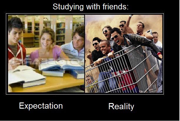 jackass the movie - Studying with friends Itu Expectation Reality