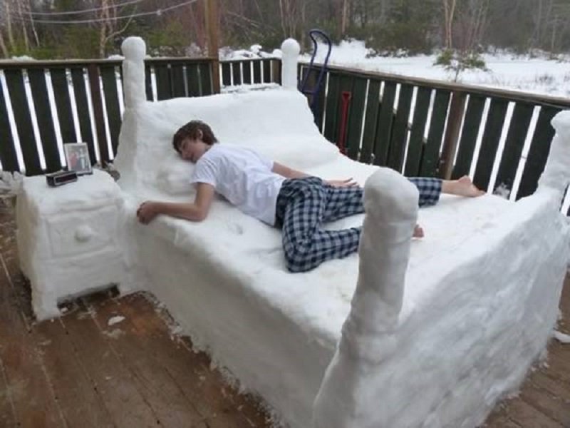 snow bed