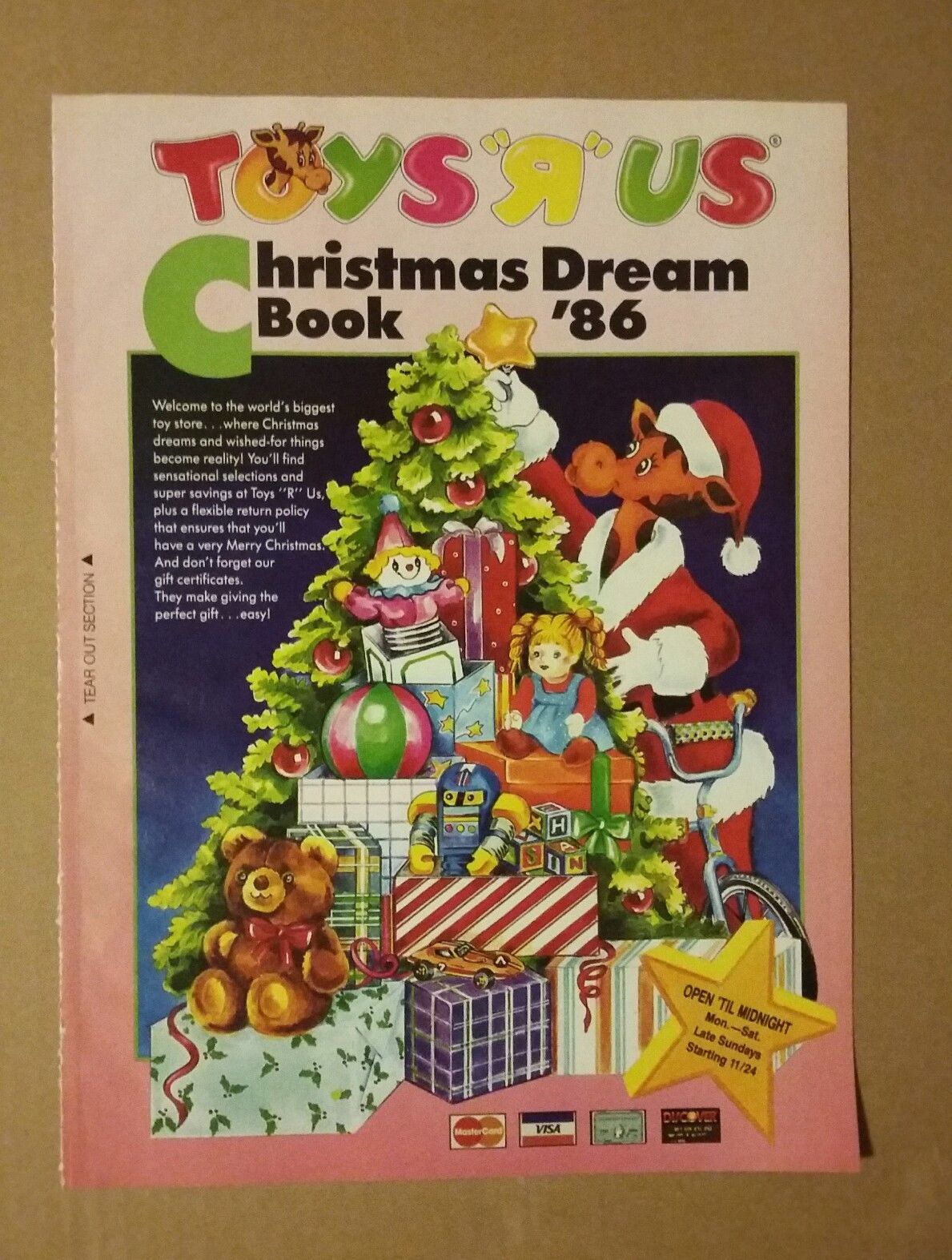 toys r us christmas book - Tys Tus Book 186 hristmas Dream Welcome to the world's biggest toy store. . where Christmas dreams and wished for things become reality! You'll find sensational selections and super savings at Toys"R" Us, plus a flexible return 