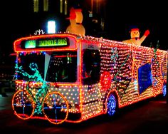 christmas lights bus - Tinoe. His