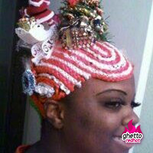 christmas weave - ghetto redhot