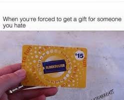 gift for someone you hate - When you're forced to get a gift for someone you hate Abbeats