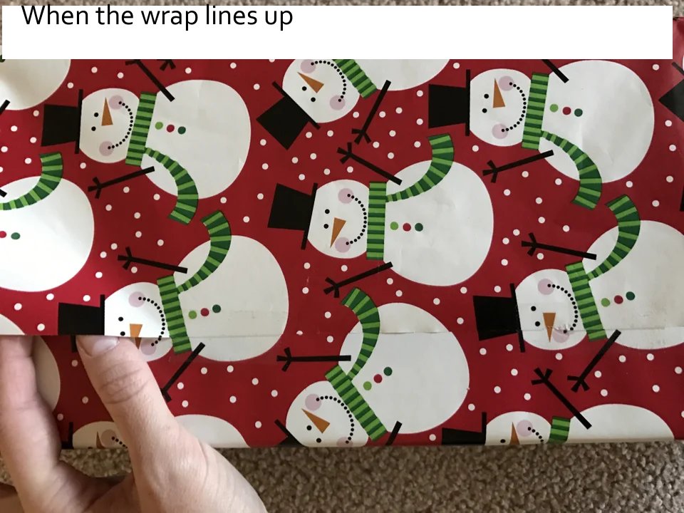christmas stocking - When the wrap lines up Wt