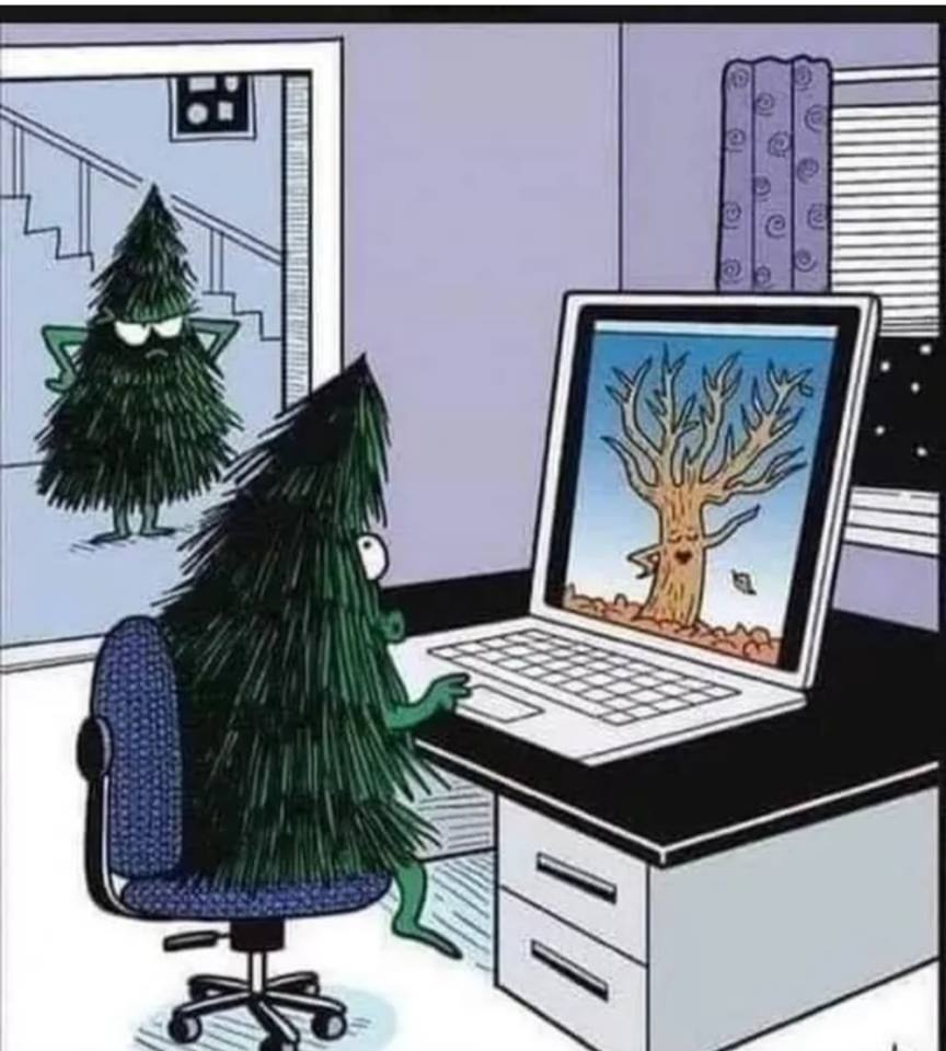 cartoon christmas tree porn