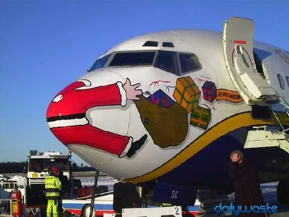 airplane christmas