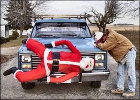 christmas funny car