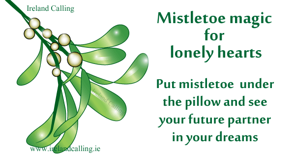 funny birthday cards - Ireland Calling Mistletoe magic for lonely hearts Put mistletoe under the pillow and see your future partner in your dreams