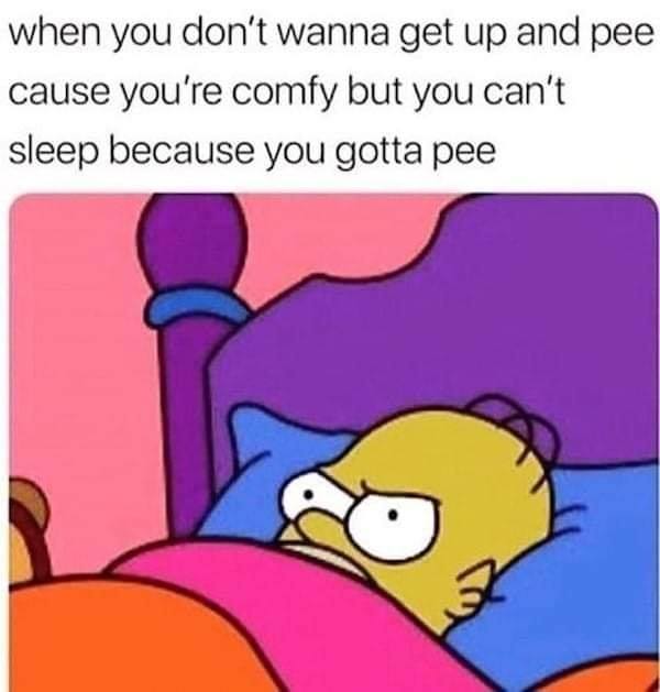 don t wanna get up meme - when you don't wanna get up and pee cause you're comfy but you can't sleep because you gotta pee