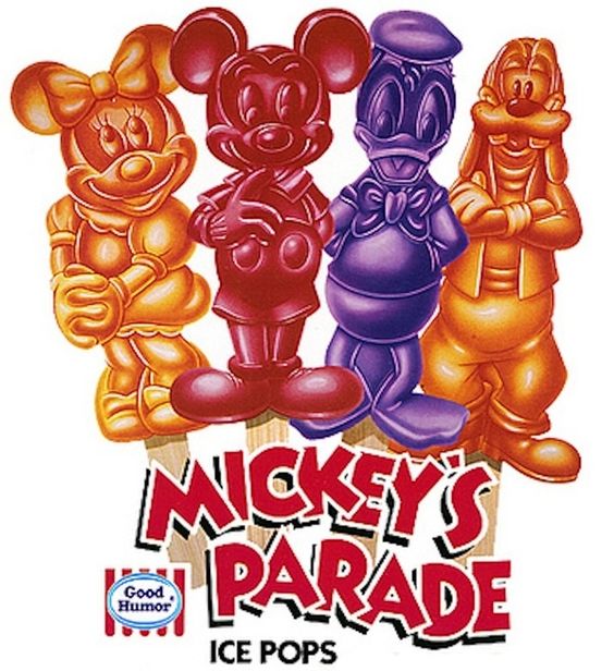 disney ice pops - Micky Good Humor & Parade Ice Pops