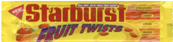 snack - Deal Fruit Suice Gratuit Taste Strawberry Cherry Starburst S Quit Twists.com Lemon