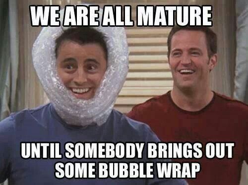 mijas - We Are All Mature Until Somebody Brings Out Some Bubble Wrap