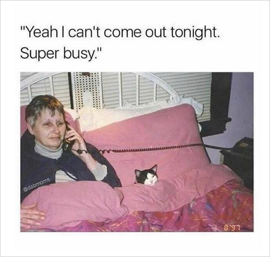 yeah i can t come out tonight super busy - "Yeah I can't come out tonight. Super busy." Odabroms