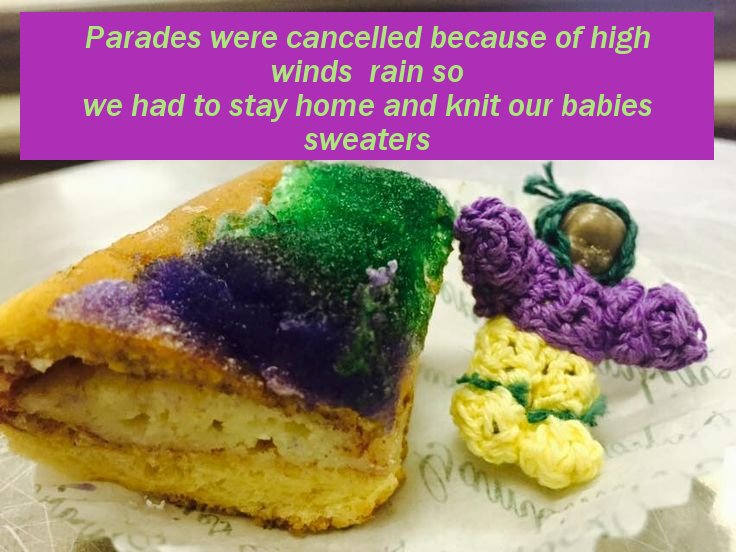 New Orleans is weird with the kingcake thing