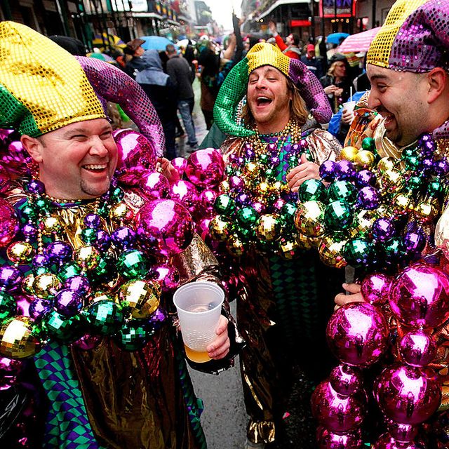Pre-parading is as important as the parade itself. Mardi Gras day kicks things up even more, it's basically a costume fashion show and the street is your 8 mile runway