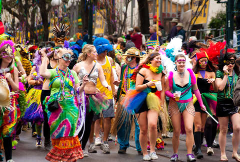 Impressive Mardi Gras costumes