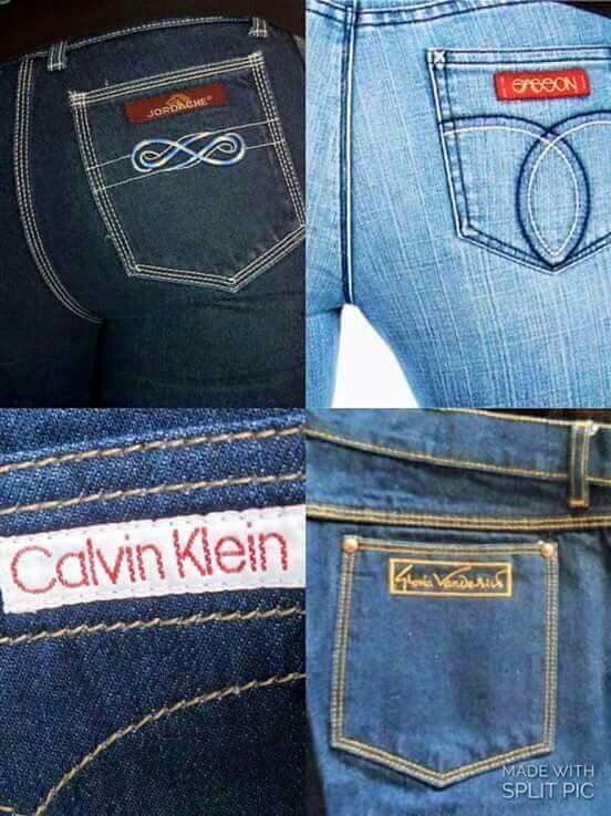 popular jean brands in the 80s - SreeONI Jordache Calvin Klein Kone Vanderin Made With Split Pic