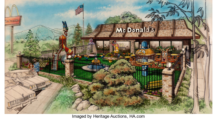 mcdonalds vintage playground - Dosolde Mc Donald's Imaged by Heritage Auctions, Ha.com