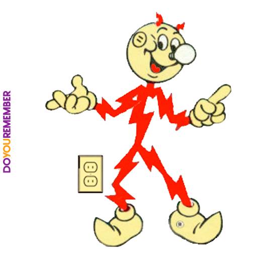 The electrical man you drew when you were bored