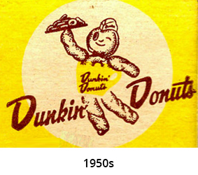 vintage dunkin donuts label - Dunkirti I Donto 1950s