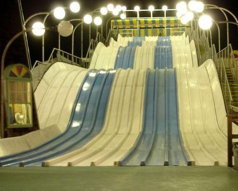 And these were seen everywhere- not at fairs but just as stand alone slide places