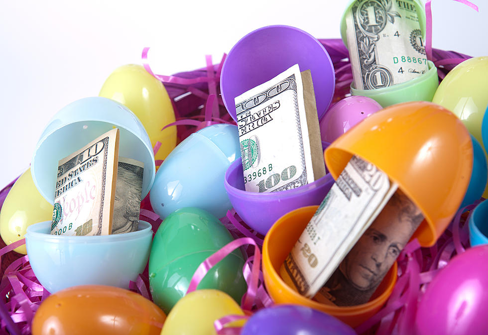 adult easter egg hunt - easter eggs with money inside