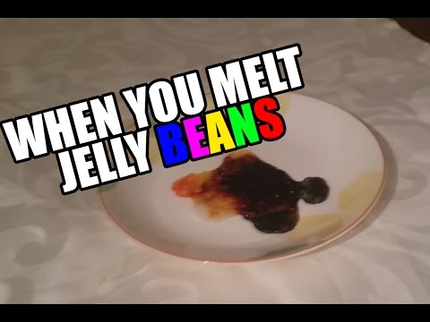 photo caption - When You Melt Jelly Beans
