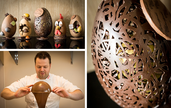 easter chocolate sculpture