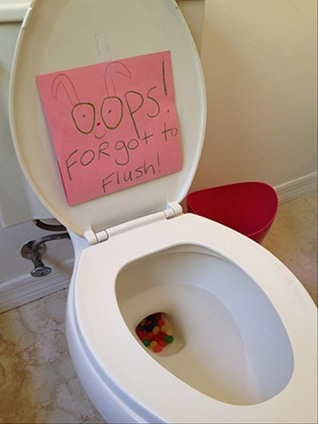 easter bunny ideas - 0.Ops got to For Flush!