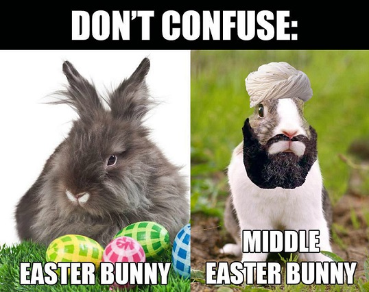 happy easter humor - Don'T Confuse Ang Middle Easter Bunny Easter Bunny Sin
