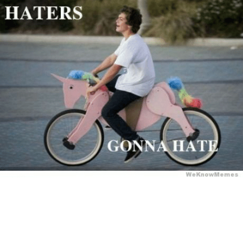 haters gonna hate - Haters Gonna Hate WeKnowMemes